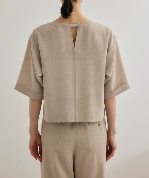 ROPE' / ロペ シャツ・ブラウス | 【WEB・一部店舗限定】リネンライクアウトシームプルオーバーブラウス/洗える | 詳細13