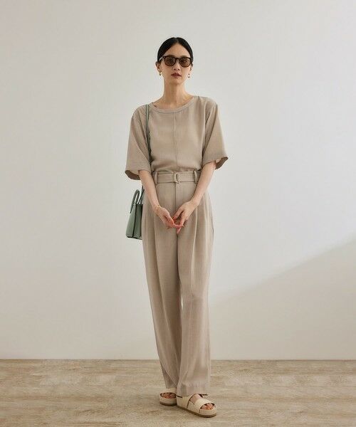 ROPE' / ロペ シャツ・ブラウス | 【WEB・一部店舗限定】リネンライクアウトシームプルオーバーブラウス/洗える | 詳細6