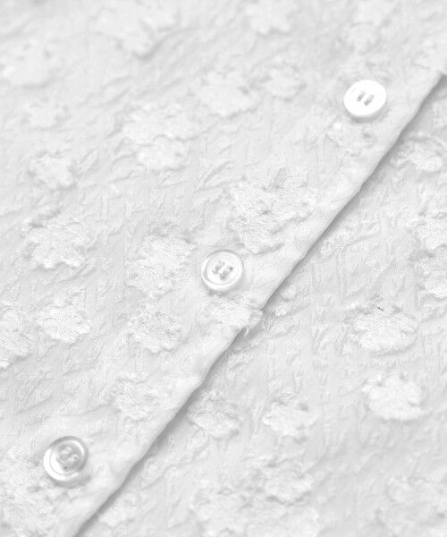 ROPE' / ロペ シャツ・ブラウス | 【WEB・一部店舗限定】フラワージャガードブラウス【セットアップ対応】/洗える | 詳細22