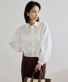 ROPE' / ロペ シャツ・ブラウス | 【WEB・一部店舗限定】ライトタンブラークロップドシャツ/洗える