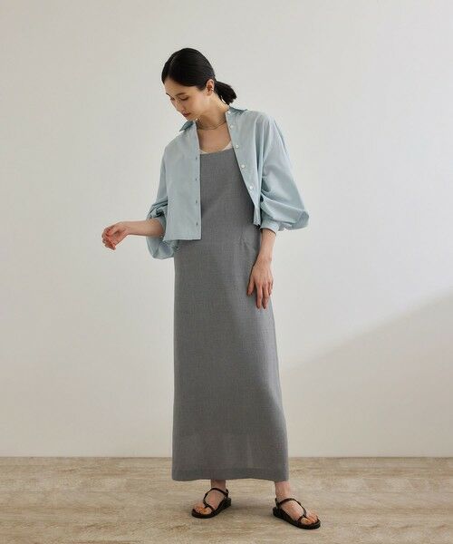 ROPE' / ロペ シャツ・ブラウス | 【WEB・一部店舗限定】ライトタンブラークロップドシャツ/洗える | 詳細9