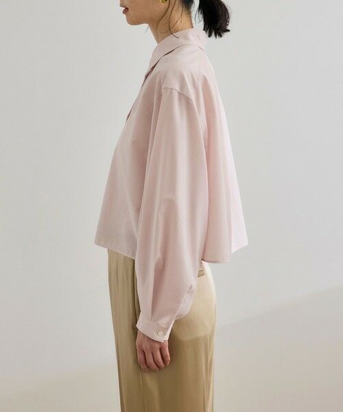 ROPE' / ロペ シャツ・ブラウス | 【WEB・一部店舗限定】ライトタンブラークロップドシャツ/洗える | 詳細17