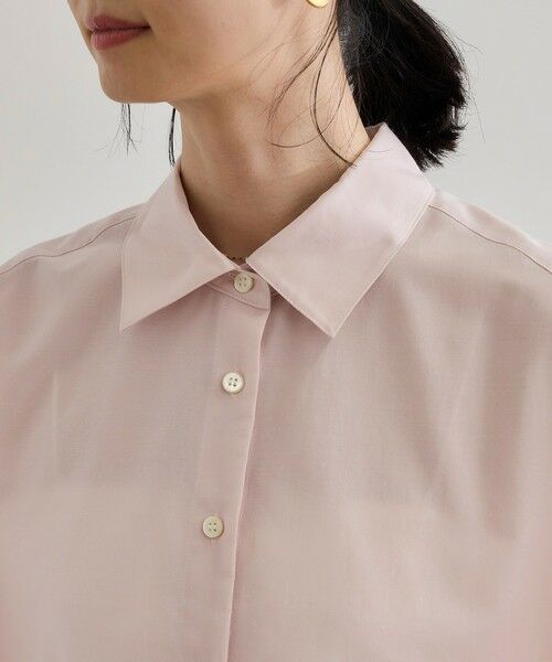 ROPE' / ロペ シャツ・ブラウス | 【WEB・一部店舗限定】ライトタンブラークロップドシャツ/洗える | 詳細19