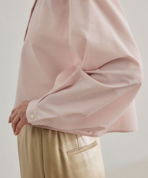 ROPE' / ロペ シャツ・ブラウス | 【WEB・一部店舗限定】ライトタンブラークロップドシャツ/洗える | 詳細20