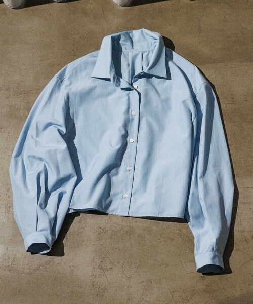 ROPE' / ロペ シャツ・ブラウス | 【WEB・一部店舗限定】ライトタンブラークロップドシャツ/洗える | 詳細26