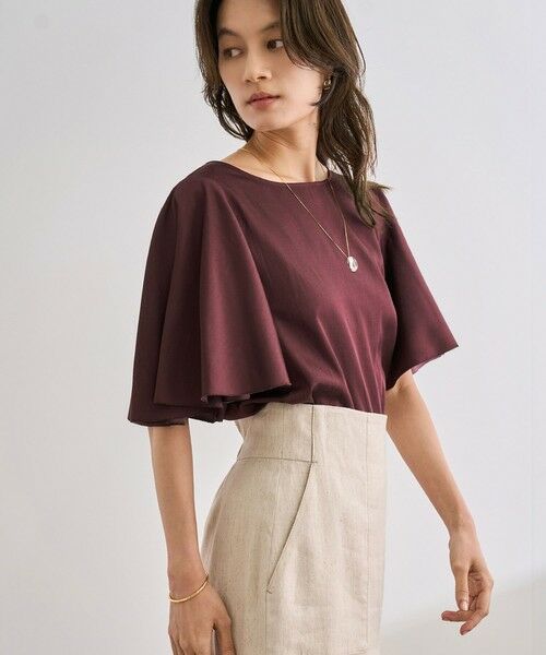 ROPE' / ロペ シャツ・ブラウス | 【洗える】フレアスリーブオーバーブラウス【WEB・一部店舗限定】 | 詳細12