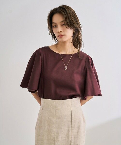 ROPE' / ロペ シャツ・ブラウス | 【洗える】フレアスリーブオーバーブラウス【WEB・一部店舗限定】 | 詳細28