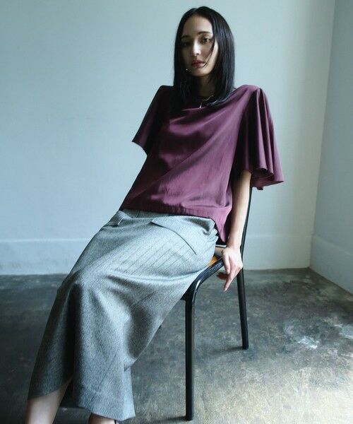 ROPE' / ロペ シャツ・ブラウス | 【洗える】フレアスリーブオーバーブラウス【WEB・一部店舗限定】 | 詳細3