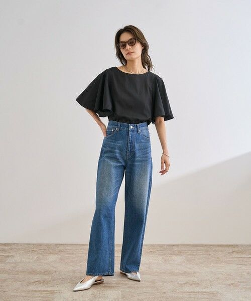 ROPE' / ロペ シャツ・ブラウス | 【洗える】フレアスリーブオーバーブラウス【WEB・一部店舗限定】 | 詳細5