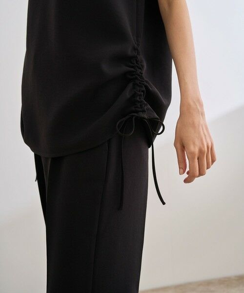 ROPE' / ロペ シャツ・ブラウス | 【洗える】バックサテンドロストVネックブラウス【WEB・一部店舗限定】 | 詳細20