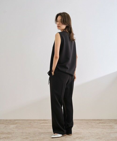 ROPE' / ロペ シャツ・ブラウス | 【洗える】バックサテンドロストVネックブラウス【WEB・一部店舗限定】 | 詳細22