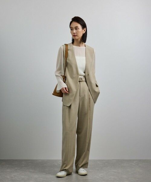 ROPE' / ロペ シャツ・ブラウス | 【洗える・前後2WAY】楊柳プルオーバー シアーブラウス【WEB・一部店舗限定】 | 詳細1