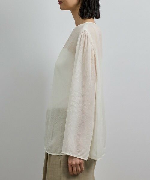 ROPE' / ロペ シャツ・ブラウス | 【洗える・前後2WAY】楊柳プルオーバー シアーブラウス【WEB・一部店舗限定】 | 詳細12