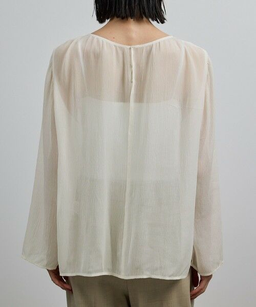 ROPE' / ロペ シャツ・ブラウス | 【洗える・前後2WAY】楊柳プルオーバー シアーブラウス【WEB・一部店舗限定】 | 詳細13
