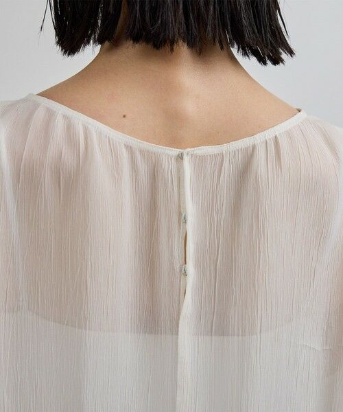 ROPE' / ロペ シャツ・ブラウス | 【洗える・前後2WAY】楊柳プルオーバー シアーブラウス【WEB・一部店舗限定】 | 詳細14