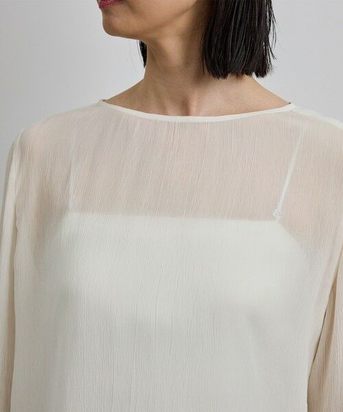 ROPE' / ロペ シャツ・ブラウス | 【洗える・前後2WAY】楊柳プルオーバー シアーブラウス【WEB・一部店舗限定】 | 詳細15