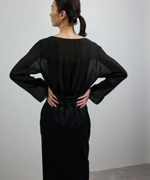 ROPE' / ロペ シャツ・ブラウス | 【洗える・前後2WAY】楊柳プルオーバー シアーブラウス【WEB・一部店舗限定】 | 詳細22