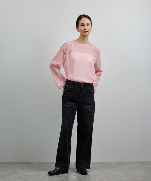 ROPE' / ロペ シャツ・ブラウス | 【洗える・前後2WAY】楊柳プルオーバー シアーブラウス【WEB・一部店舗限定】 | 詳細25