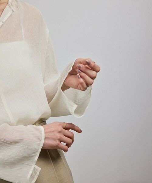 ROPE' / ロペ シャツ・ブラウス | 【洗える・前後2WAY】楊柳プルオーバー シアーブラウス【WEB・一部店舗限定】 | 詳細5