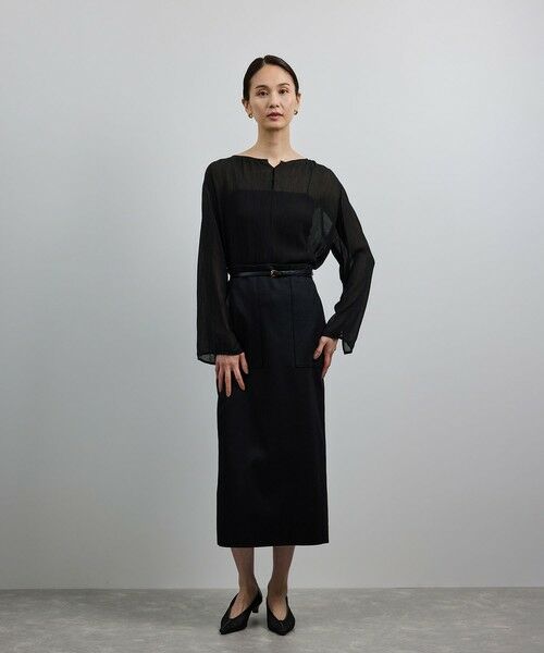 ROPE' / ロペ シャツ・ブラウス | 【洗える・前後2WAY】楊柳プルオーバー シアーブラウス【WEB・一部店舗限定】 | 詳細9