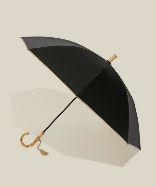 ROPE' / ロペ 傘 | バンブーハンドルバイカラーパラソル（長傘）【晴雨兼用/UVカット】【完全遮光生地】 | 詳細7