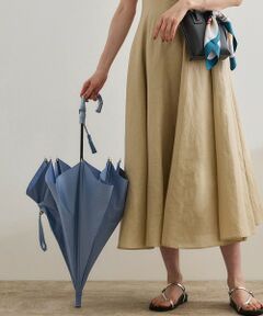 ROPE' / ロペ 傘 | 【晴雨兼用・高機能】スライド式 ショートバンブーパラソル【UVカット/遮光・遮熱・防水効果】