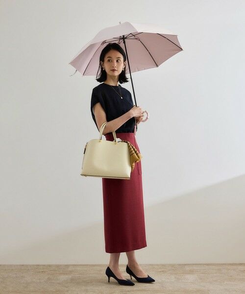 ROPE' / ロペ 傘 | 【晴雨兼用・高機能】スライド式 ショートバンブーパラソル【UVカット/遮光・遮熱・防水効果】 | 詳細12