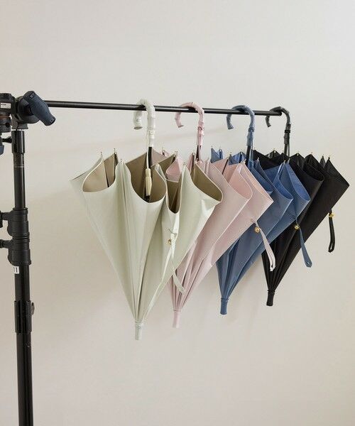 ROPE' / ロペ 傘 | 【晴雨兼用・高機能】スライド式 ショートバンブーパラソル【UVカット/遮光・遮熱・防水効果】 | 詳細2