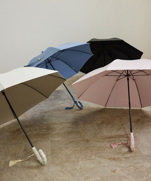 ROPE' / ロペ 傘 | 【晴雨兼用・高機能】スライド式 ショートバンブーパラソル【UVカット/遮光・遮熱・防水効果】 | 詳細3