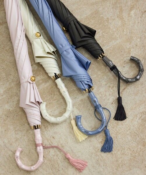 ROPE' / ロペ 傘 | 【晴雨兼用・高機能】スライド式 ショートバンブーパラソル【UVカット/遮光・遮熱・防水効果】 | 詳細4