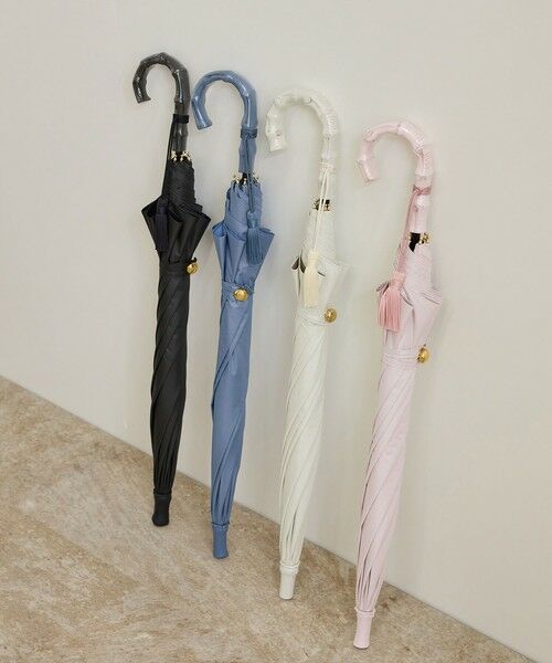 ROPE' / ロペ 傘 | 【晴雨兼用・高機能】スライド式 ショートバンブーパラソル【UVカット/遮光・遮熱・防水効果】 | 詳細5