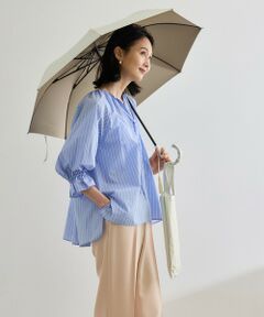 ROPE' / ロペ 傘 | 【晴雨兼用・高機能】２段式開閉 折りたたみバンブーパラソル【UVカット/遮光・遮熱・防水効果】