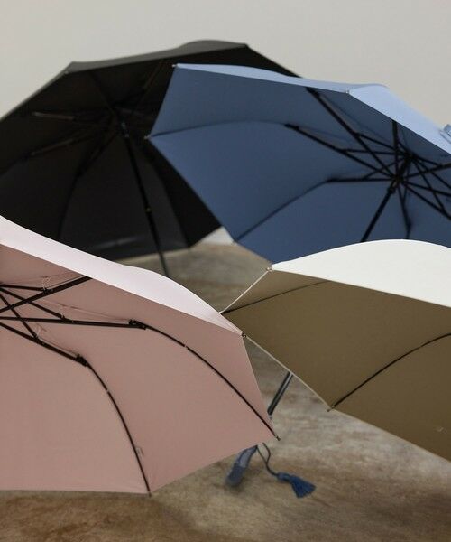 ROPE' / ロペ 傘 | 【晴雨兼用・高機能】２段式開閉 折りたたみバンブーパラソル【UVカット/遮光・遮熱・防水効果】 | 詳細1