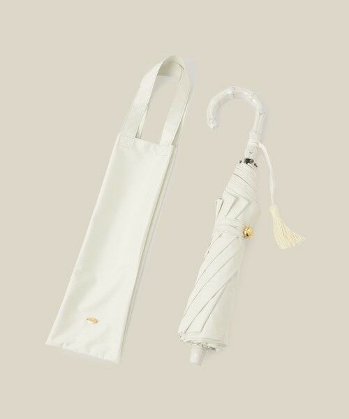 ROPE' / ロペ 傘 | 【晴雨兼用・高機能】２段式開閉 折りたたみバンブーパラソル【UVカット/遮光・遮熱・防水効果】 | 詳細14