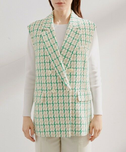 ROPE' / ロペ ベスト | 尾州ツイード | 詳細4