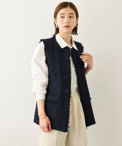 ROPE' / ロペ ベスト | ミックスツイードジレベスト
