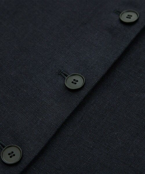 ROPE' / ロペ ベスト | 尾州リネンオーバーロングジレ | 詳細16