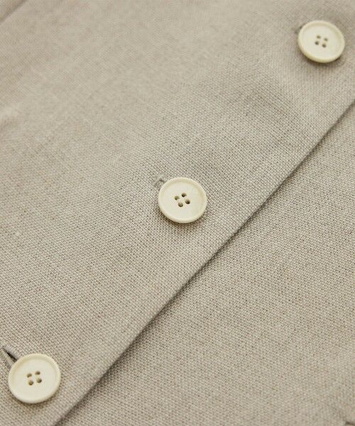 ROPE' / ロペ ベスト | 尾州リネンオーバーロングジレ | 詳細17
