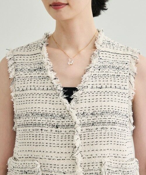 ROPE' / ロペ ベスト | GIOLICA TWEED V GILET | 詳細11