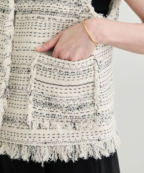 ROPE' / ロペ ベスト | GIOLICA TWEED V GILET | 詳細13