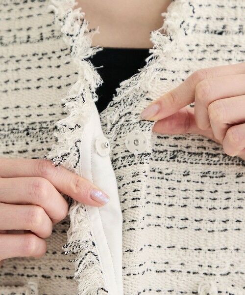 ROPE' / ロペ ベスト | GIOLICA TWEED V GILET | 詳細15