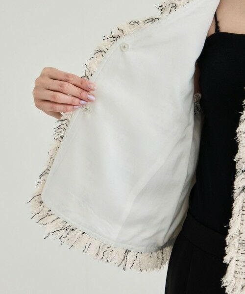 ROPE' / ロペ ベスト | GIOLICA TWEED V GILET | 詳細16