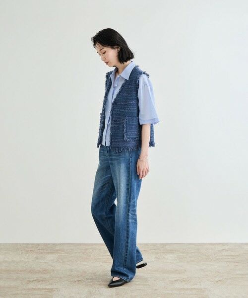 ROPE' / ロペ ベスト | GIOLICA TWEED V GILET | 詳細21