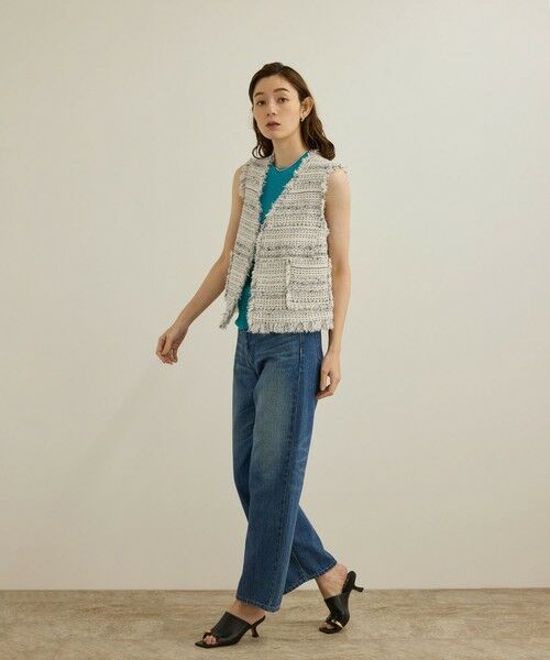 ROPE' / ロペ ベスト | GIOLICA TWEED V GILET | 詳細26