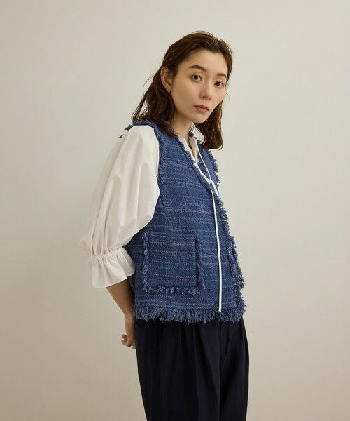 ROPE' / ロペ ベスト | GIOLICA TWEED V GILET | 詳細27