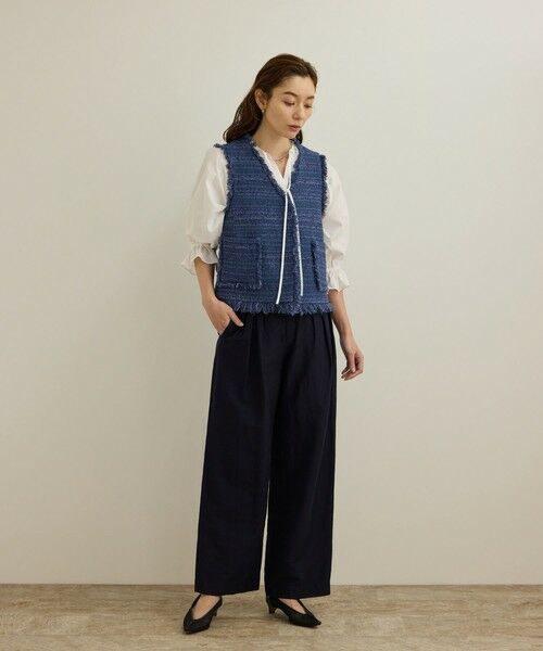 ROPE' / ロペ ベスト | GIOLICA TWEED V GILET | 詳細30