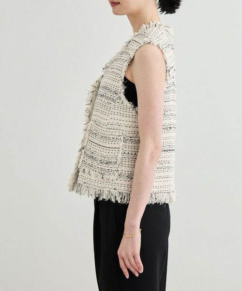 ROPE' / ロペ ベスト | GIOLICA TWEED V GILET | 詳細9