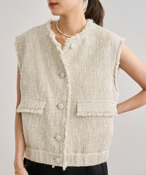 ROPE' / ロペ ベスト | サマーツイードジレ | 詳細6