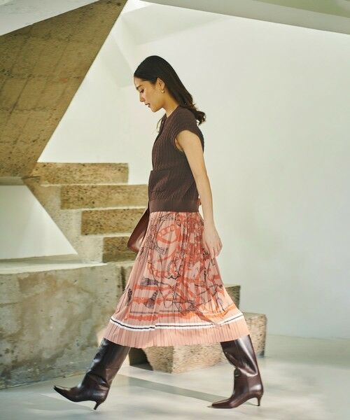 ROPE' / ロペ ベスト | メタルボタン付きケーブルニットベスト | 詳細25