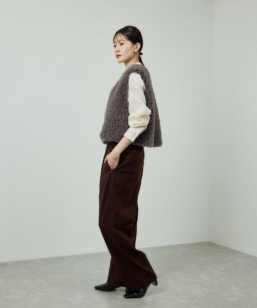 ROPE' / ロペ ベスト | フェイクファー ジレ ベスト | 詳細1